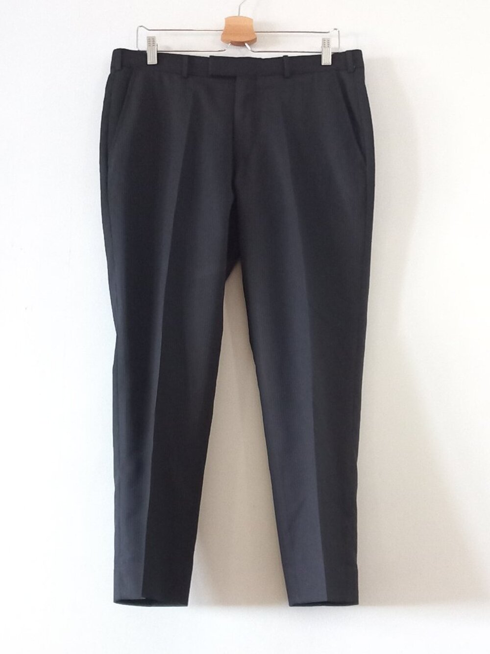 Z ZEGNA waist 34 pinstripe dress pants